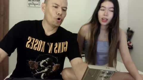 Snapshot of the_first_love_ chatting on March 23, 2:26 am Alina and Gerald online show from March 23, 2:26 am