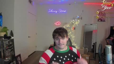 Snapshot of thejohnnystone chatting on December 25, 1:20 am Johnny Stone online show from December 25, 1:20 am
