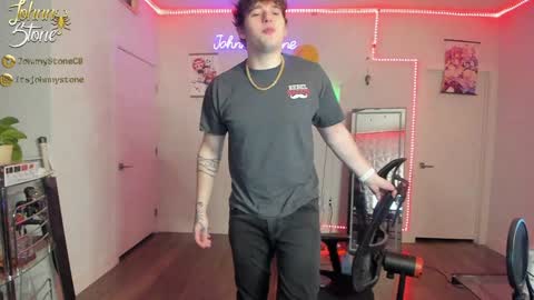 Snapshot of thejohnnystone chatting on January 25, 1:10 am Johnny Stone online show from January 25, 1:10 am