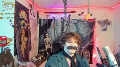 Snapshot of thejohnnystone chatting on October 9, 12:08 am Johnny Stone online show from October 9, 12:08 am