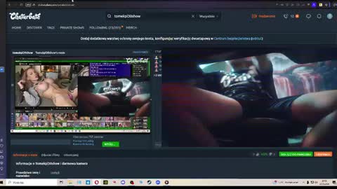 Tomek online show from May 30, 6:05 pm