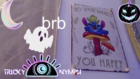 Snapshot of tricky_nymph chatting on October 23, 7:07 am Cassie online show from October 23, 7:07 am