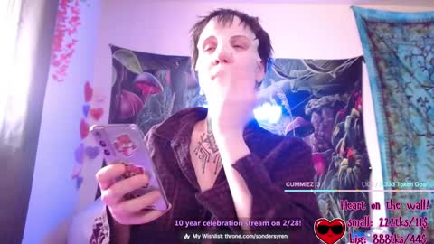Snapshot of tricky_nymph chatting on February 23, 6:16 pm Cassie online show from February 23, 6:16 pm