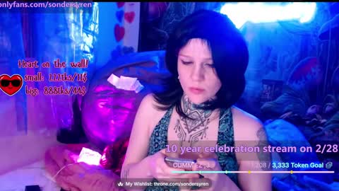 Snapshot of tricky_nymph chatting on February 26, 2:10 am Cassie online show from February 26, 2:10 am