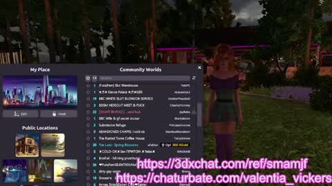Snapshot of valentia_vickers chatting on April 9, 8:09 am Valentia online show from April 9, 8:09 am
