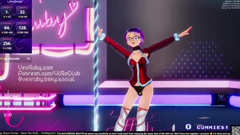 Vex Ruby online show from December 14, 2:12 am