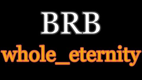 Snapshot of whole_eternity chatting on January 21, 10:41 am Abby online show from January 21, 10:41 am