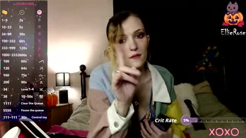 Snapshot of xelliee_rosex chatting on October 31, 8:21 pm EllieeRose online show from October 31, 8:21 pm