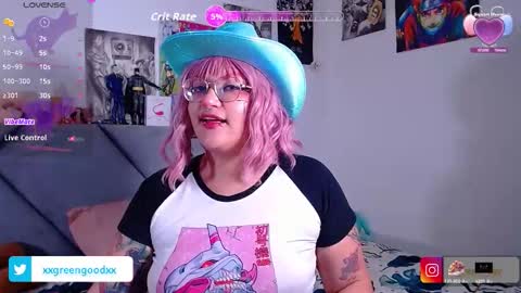 xxgreengoodxx online show from October 15, 7:47 pm