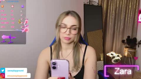 zarasplayground online show from March 22, 6:55 pm