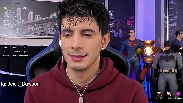 Snapshot of Jeick-Dawson chatting on February 7, 1:47 am Jeick-Dawson online show from February 7, 1:47 am