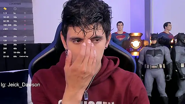 Snapshot of Jeick-Dawson chatting on March 3, 12:15 am Jeick-Dawson online show from March 3, 12:15 am