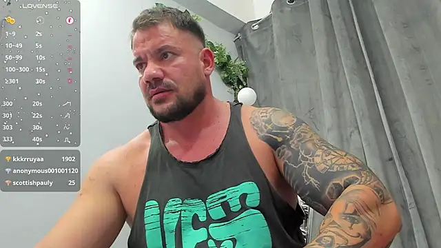 Snapshot of musclemonster31 chatting on February 9, 6:01 am musclemonster31 online show from February 9, 6:01 am