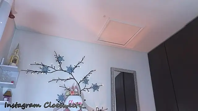 Snapshot of Cloesweety chatting on December 10, 1:55 pm Cloesweety online show from December 10, 1:55 pm