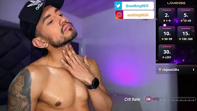 Snapshot of AxelKing1326 chatting on January 7, 1:06 am AxelKing1326 online show from January 7, 1:06 am