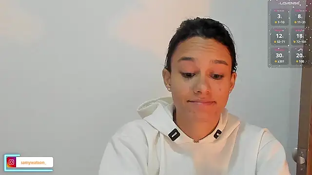 Snapshot of SamanthaWatson chatting on March 8, 2:45 am SamanthaWatson online show from March 8, 2:45 am