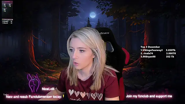 Lisaonthemoon online show from December 4, 11:24 pm