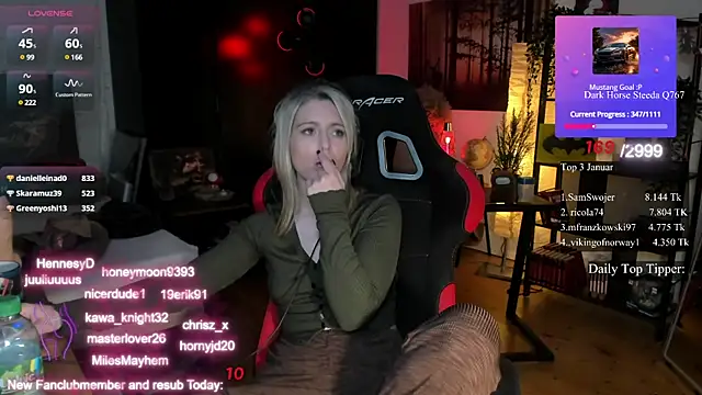 Lisaonthemoon online show from January 31, 1:22 am