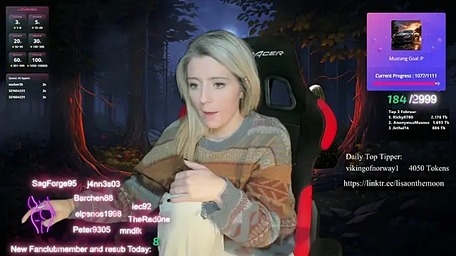 Lisaonthemoon online show from February 13, 1:19 am