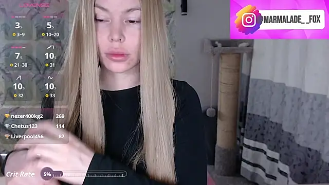 Marmalade Fox online show from March 27, 7:13 pm