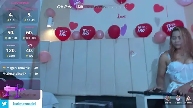  karime  online show from February 14, 8:26 pm