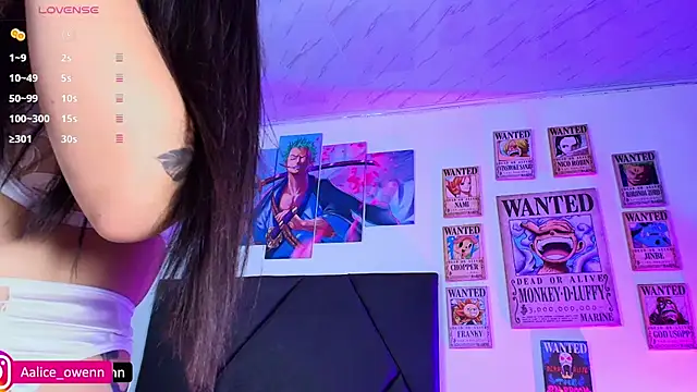 Aliceowenn online show from December 3, 8:07 pm