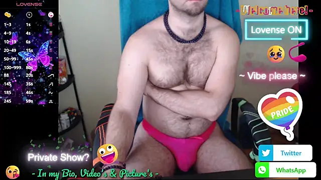 RealManHaveHairy online show from February 8, 8:40 am