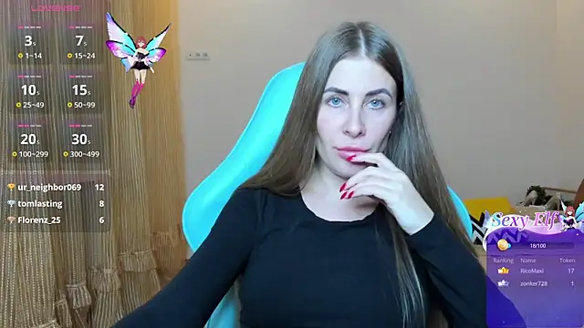 Snapshot of BarbaraKiss chatting on January 17, 5:41 pm BarbaraKiss online show from January 17, 5:41 pm