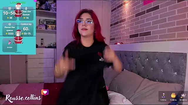 Rousse Collinss online show from January 1, 12:32 am