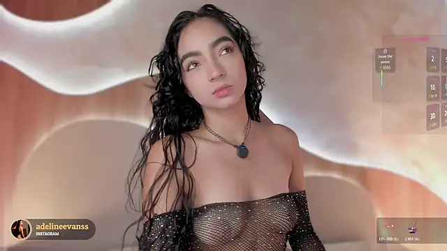 AdelineEvanss online show from November 30, 7:07 pm