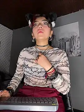 Snapshot of _Gothiccbitch_ chatting on January 8, 6:52 am  Gothiccbitch  online show from January 8, 6:52 am