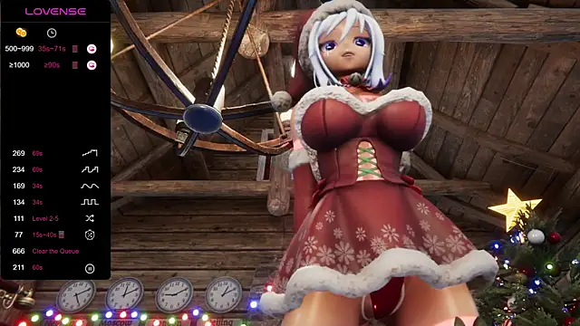 Snapshot of ElfieLove chatting on December 8, 6:17 pm ElfieLove online show from December 8, 6:17 pm