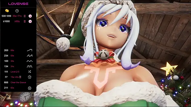 Snapshot of ElfieLove chatting on December 19, 6:23 pm ElfieLove online show from December 19, 6:23 pm