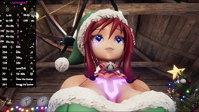 Snapshot of ElfieLove chatting on December 18, 5:08 pm ElfieLove online show from December 18, 5:08 pm