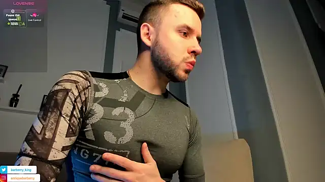 EnriqueBarberry online show from January 12, 6:17 am