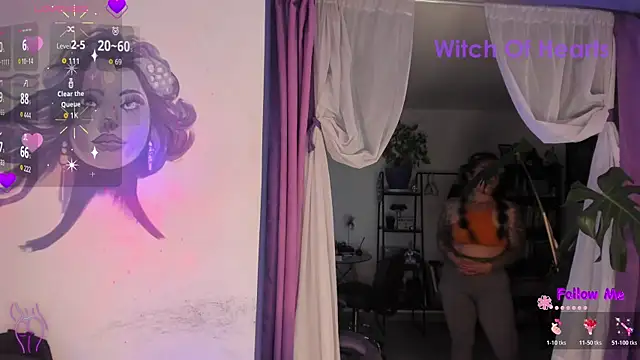 witchviolet online show from July 4, 11:11 pm