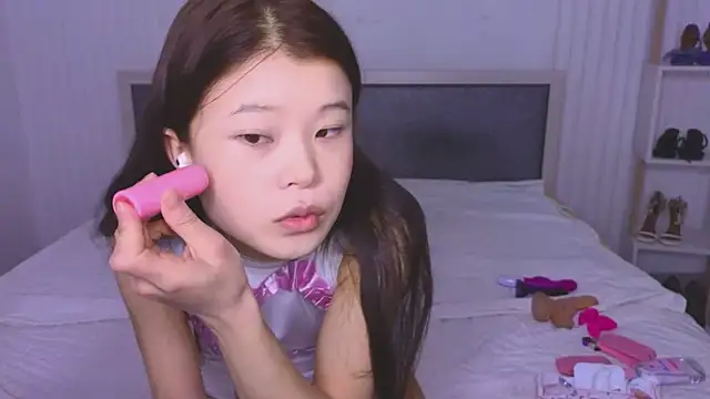 Snapshot of Tina_Kim_ chatting on January 22, 4:34 am Tina Kim online show from January 22, 4:34 am