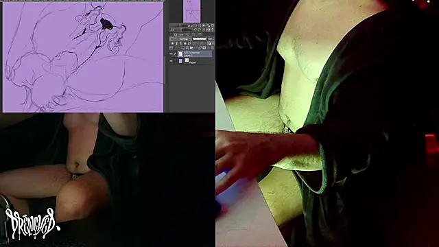 DrenchedArt online show from December 5, 6:10 am