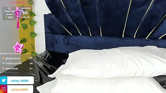 CurvyViolet online show from January 24, 6:04 pm