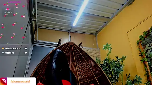 FaloonRoussel online show from March 15, 12:15 am