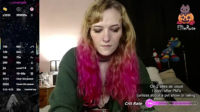 EllieeRose online show from March 12, 1:45 am