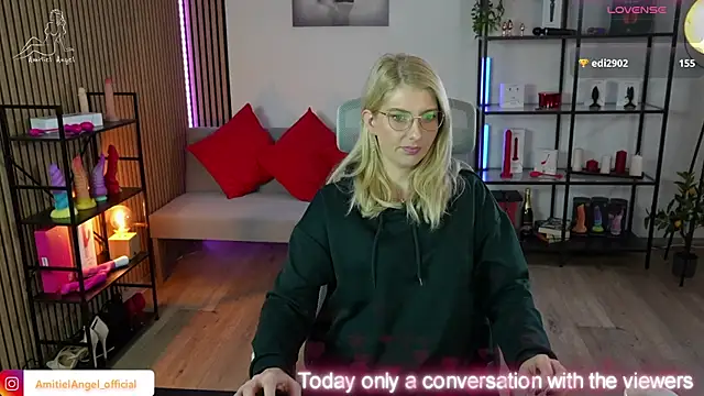 Amitiel Angel online show from November 8, 8:07 pm