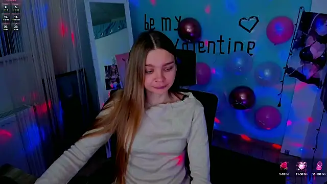 Snapshot of Molly_sweetie chatting on February 14, 10:38 am Molly sweetie online show from February 14, 10:38 am