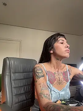 Snapshot of Nikatsu chatting on October 31, 12:17 pm Nikatsu online show from October 31, 12:17 pm