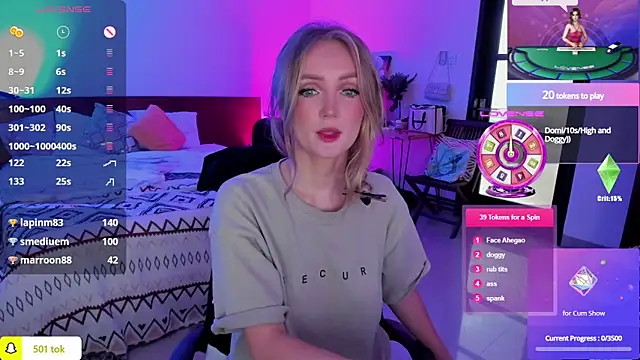 PrincessVS online show from February 1, 2:47 am