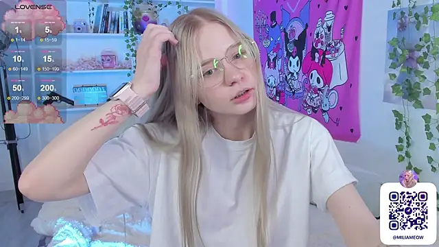 Snapshot of Milia_Parker chatting on February 3, 10:21 pm Milia Parker online show from February 3, 10:21 pm