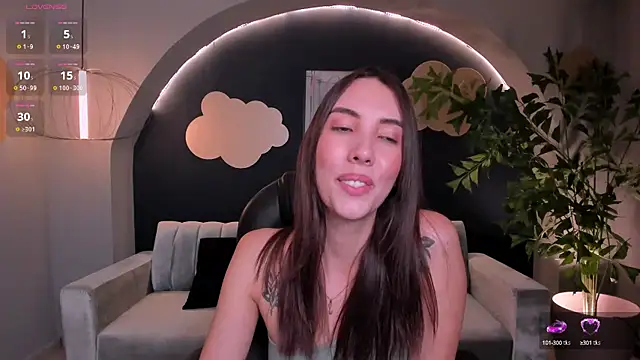Snapshot of AnaisNin chatting on February 12, 1:19 am AnaisNin online show from February 12, 1:19 am
