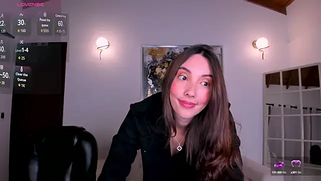 Snapshot of AnaisNin chatting on October 1, 3:34 am AnaisNin online show from October 1, 3:34 am