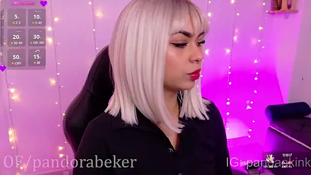 Snapshot of pandorabeker chatting on February 26, 2:04 am pandorabeker online show from February 26, 2:04 am