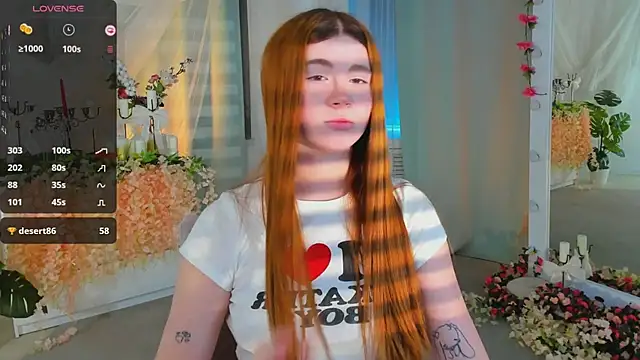 Snapshot of Freckle_Diyana chatting on February 25, 2:11 pm Freckle Diyana online show from February 25, 2:11 pm